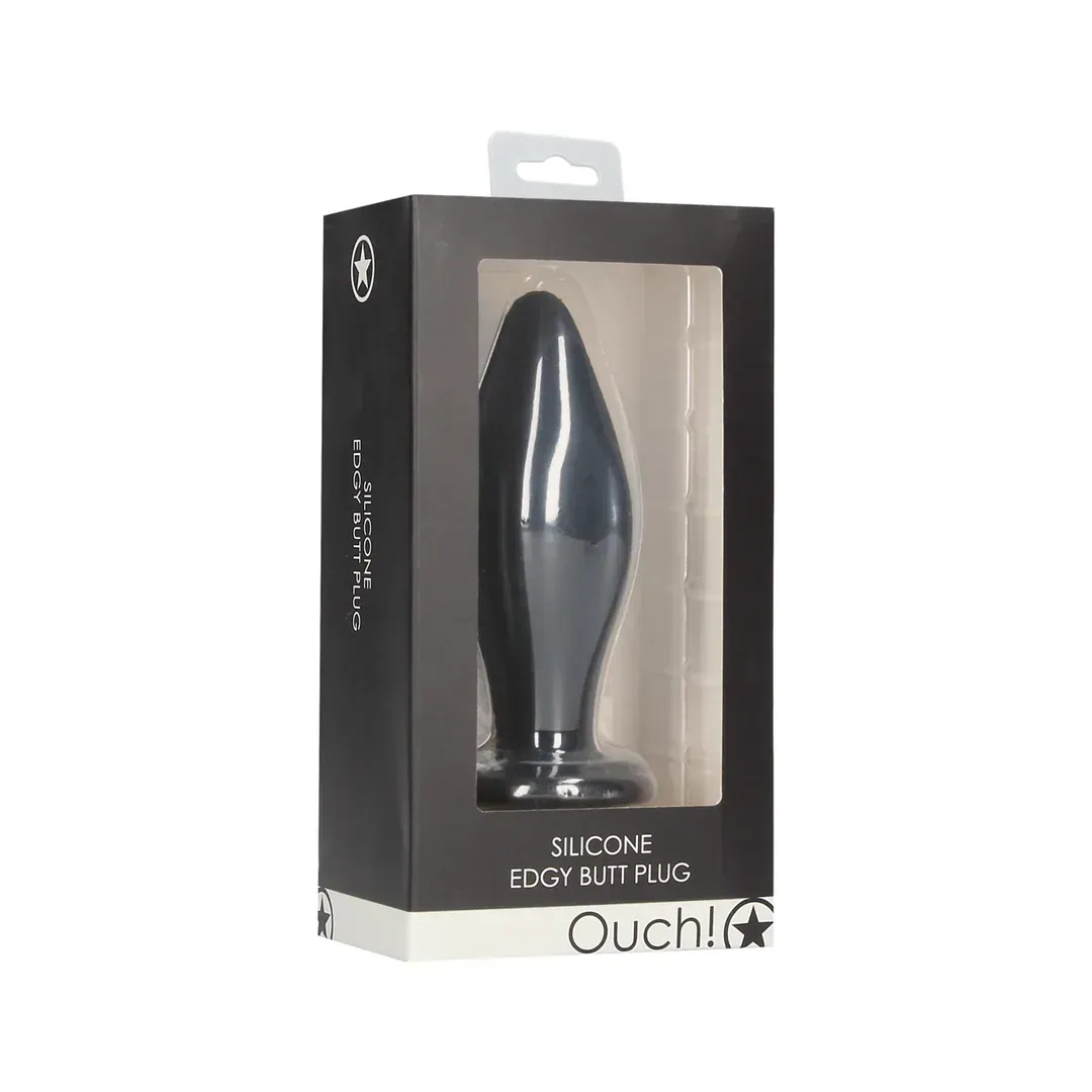 Ouch! Edgy Butt Plug – פלאג אנאלי מסיליקון בעיצוב ארגונומי