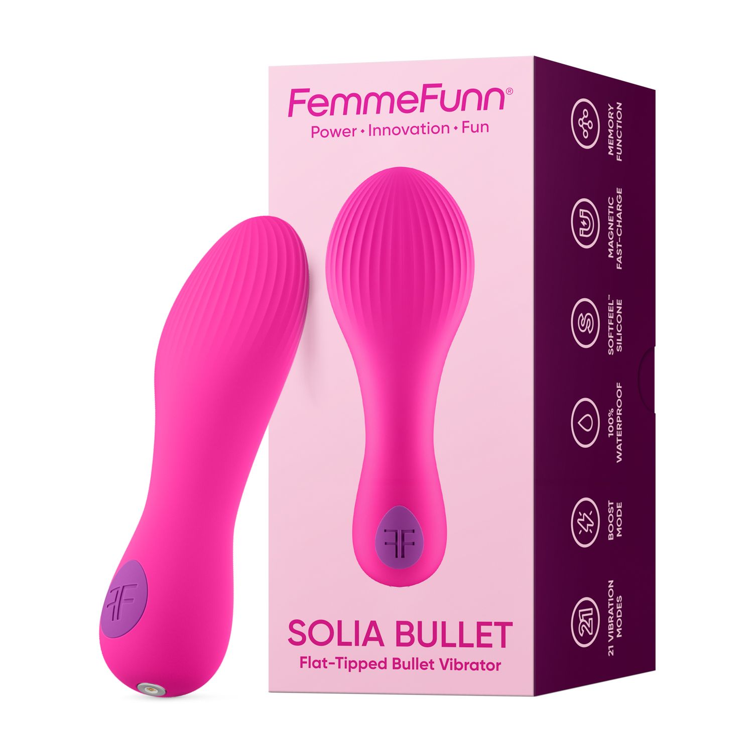 Solia Bullet – ויברטור Bullet רחב עם רטט עוצמתי ו-Boost Mode