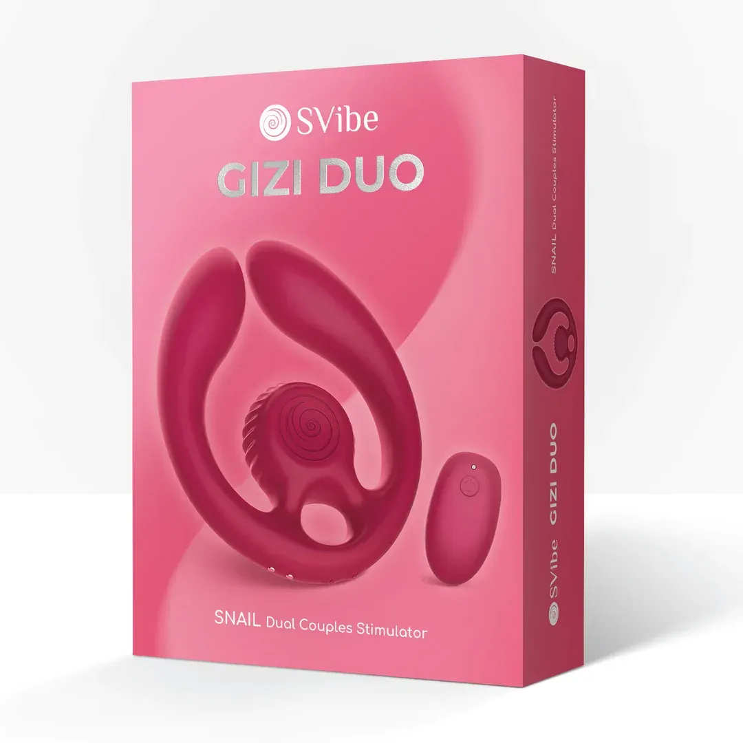 GIZI Duo – ויברטור זוגי כפול לגירוי משותף וסנכרון מלא - דיסקרטיות מובטחת