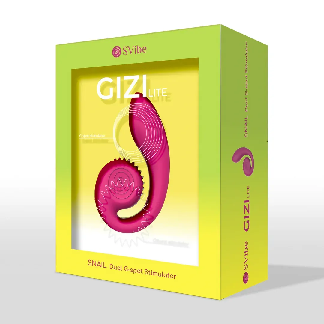 GIZI Lite Dual G-Spot Stimulator – ויברטור כפול עם גירוי מסונכרן