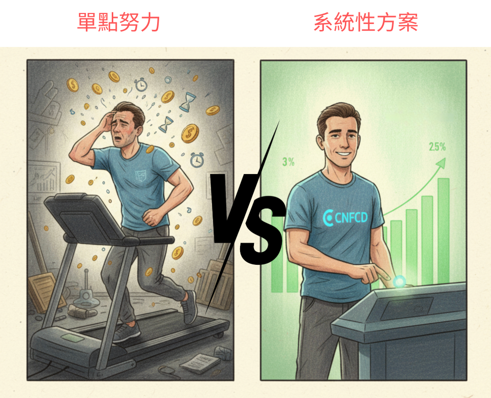 【CNFCD健康計畫 Day 20】你的健康，為什麼總是「瞎忙」？從單點努力到系統重設-為什麼你的健康總是像在「瞎忙」？這不是因為你努力不夠，而是因為你的問題已經是「多系統複合性的代謝危機」，而你卻在使用「單一工具」來解決！