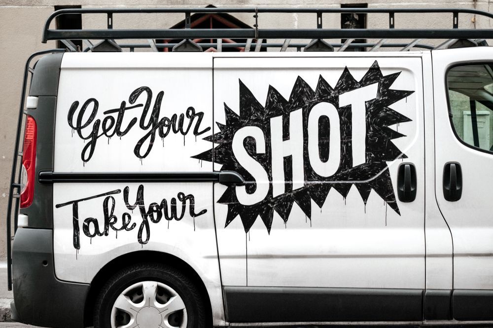 Motivational Wrap On A Sides Of White Van — Carbon Copy Digital in Port Macquarie, NSW