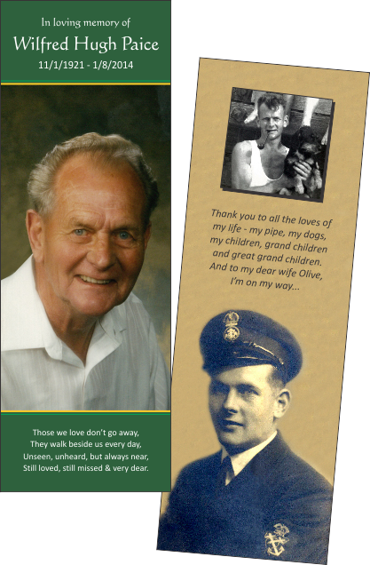 Bereavement Bookmarks — Carbon Copy Digital in Port Macquarie, NSW