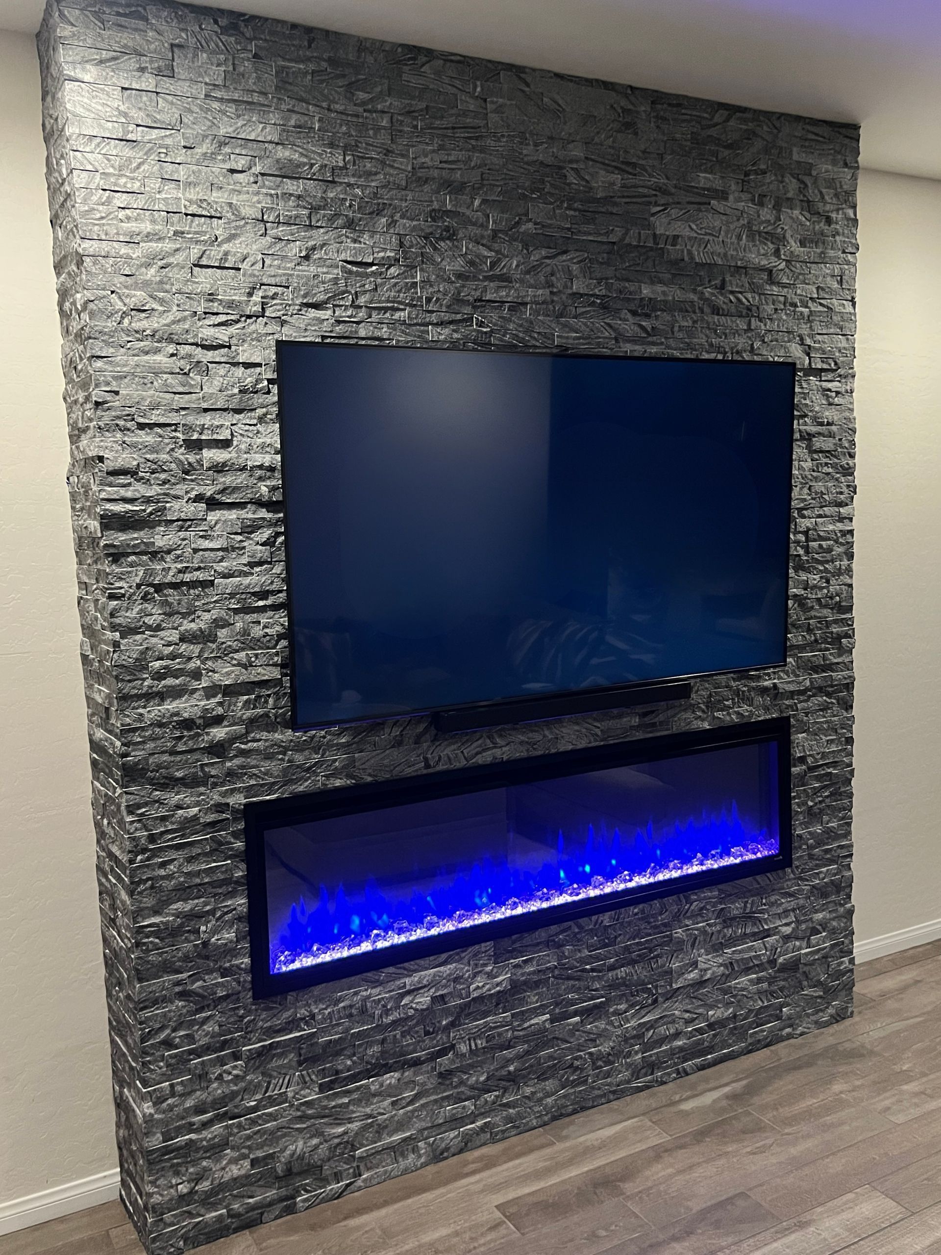 Custom Fire Place Wall