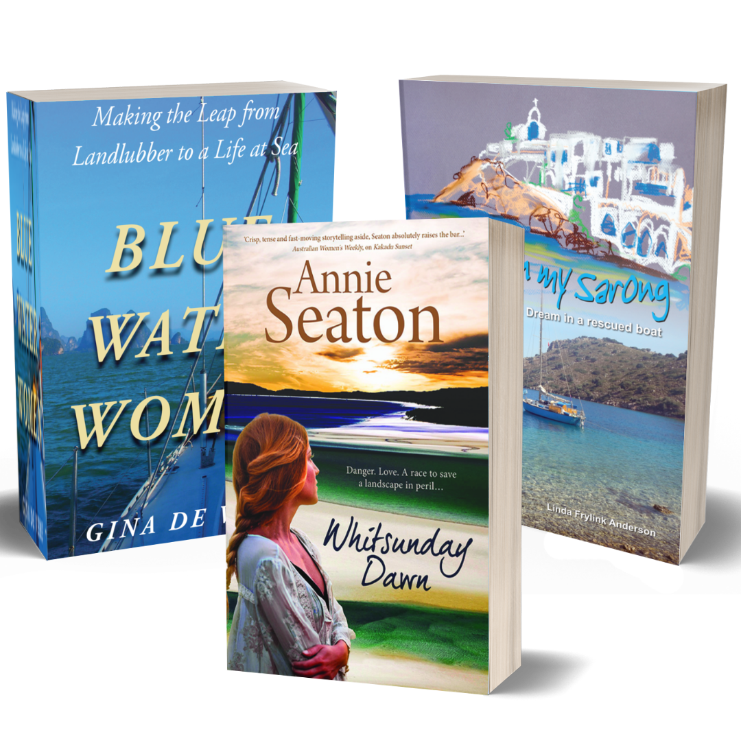 Three books by annie seaton are stacked on top of each other