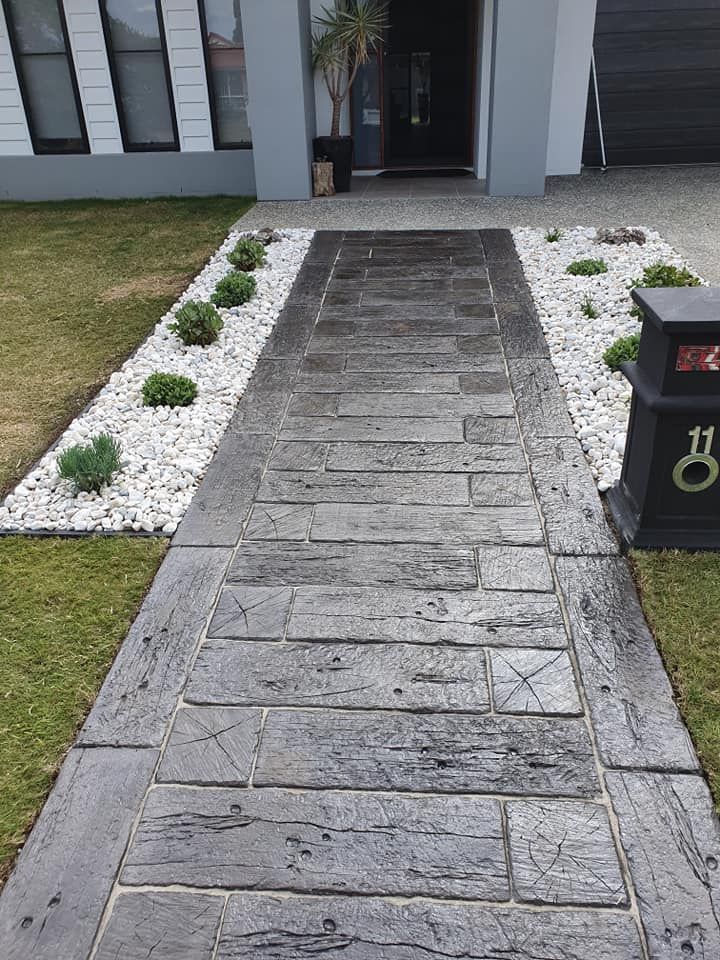 Paved Foot Path Into House — Red Dog Landscaping in Banora Point, NSW