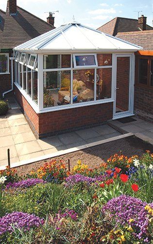 Extensive range of UPVC conservatory roof styles and colours