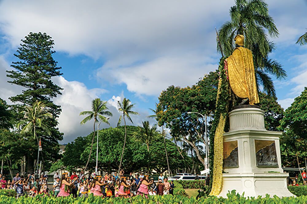 King Kamehameha Celebration Lei Draping Ceremony