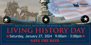 A poster for living history day on january 27 2024