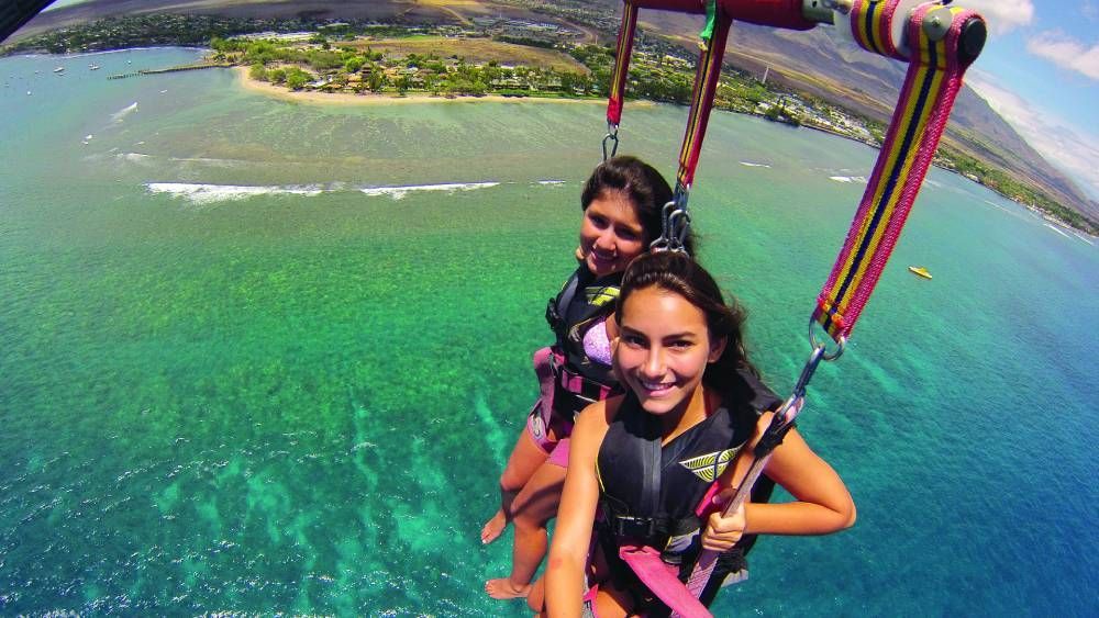 Soaring with West Maui Parasail