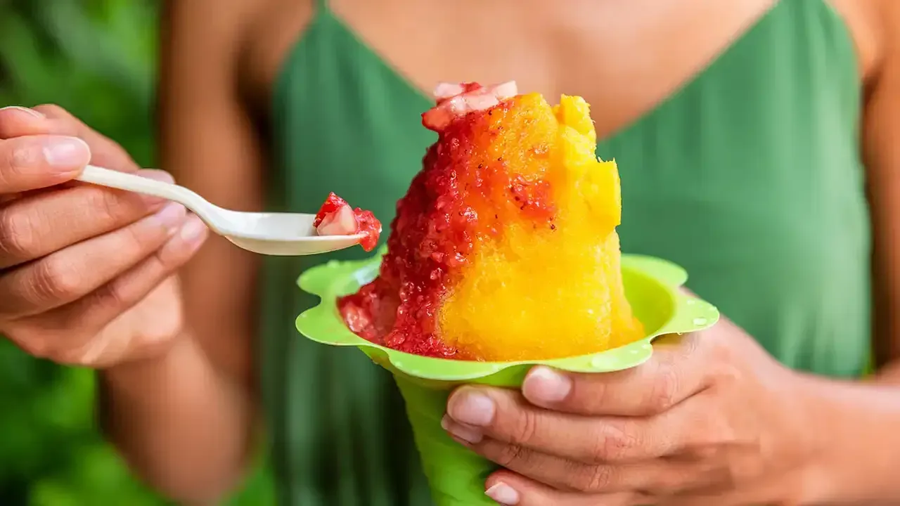 Savor Hawaii's best shave ice with a delightful range of flavors.