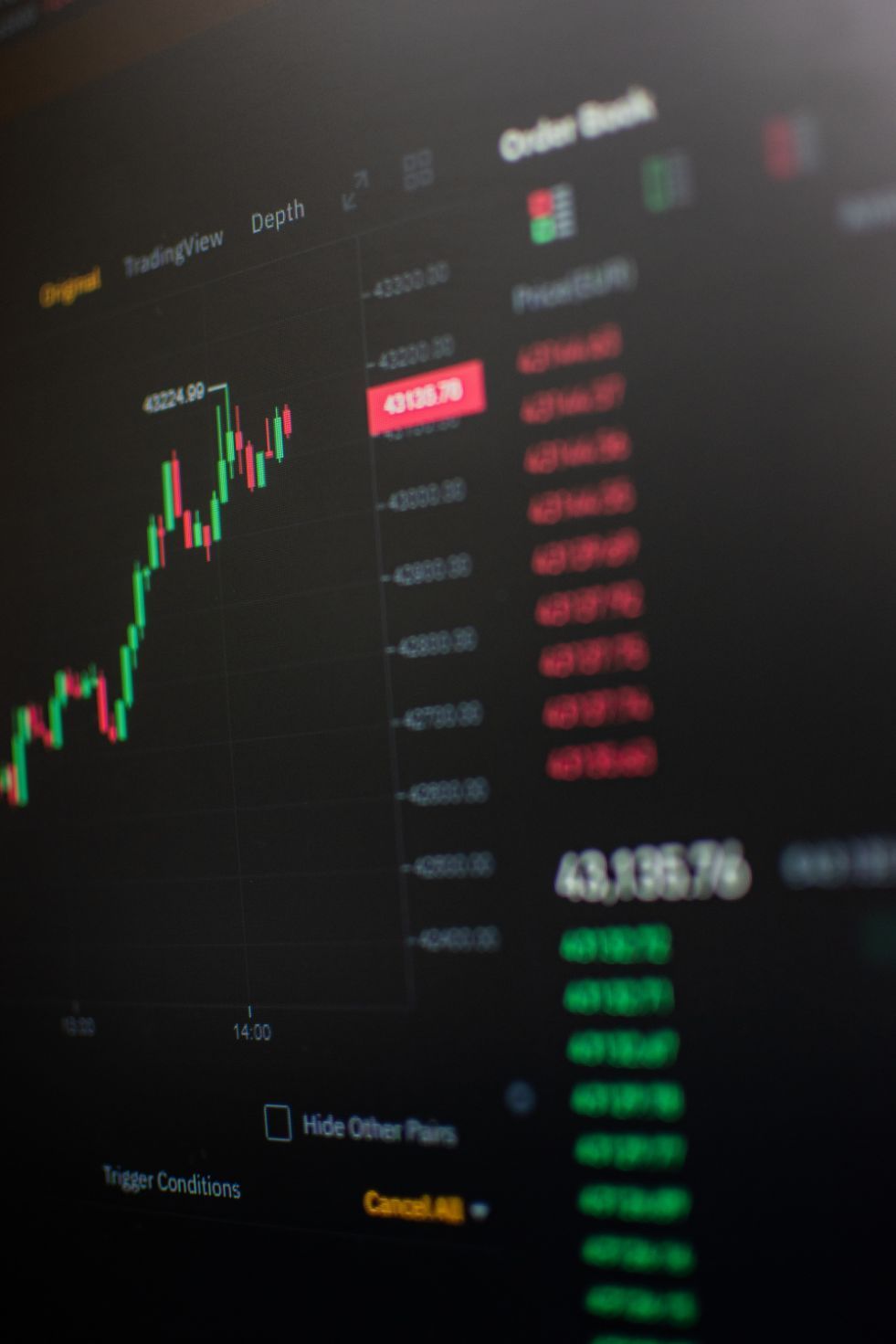 Stock Market On Screen — Financial Advisor In Dubbo