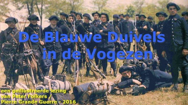 De Blauwe Duivels in de Vogezen Chasseurs Alpins