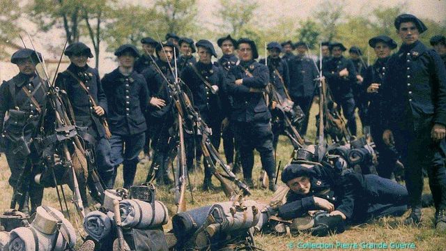 De Blauwe Duivels in de Vogezen Chasseurs Alpins