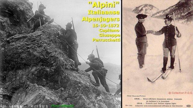 De Blauwe Duivels in de Vogezen Chasseurs Alpins