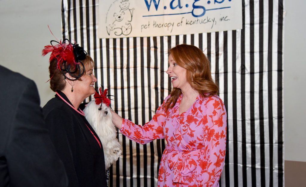 Candace Clift from WDRB with Donna Parks, our Social Media Chair.