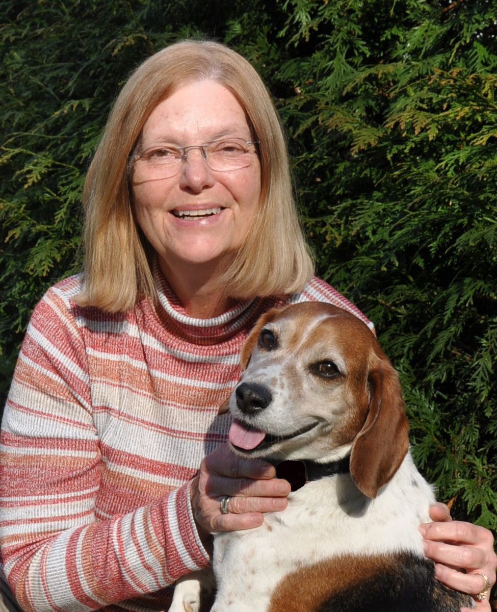 Dottie with her Beagle Toby
