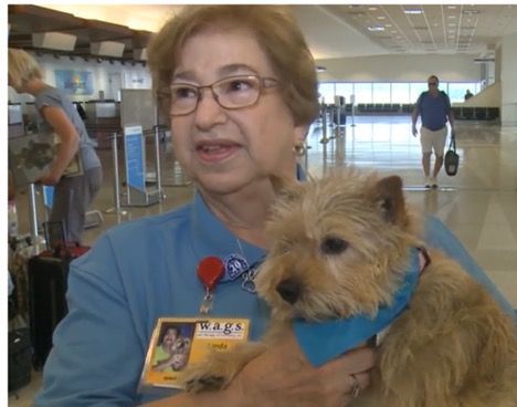 Penny and Linda Laun on a visit when they first partnered with the AIrport