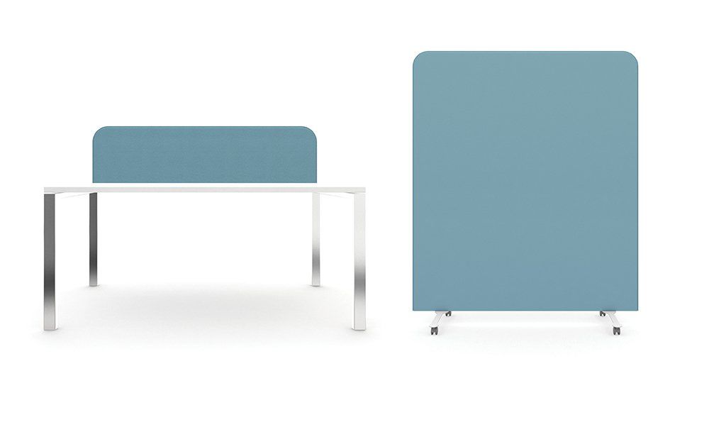 office desk screens and freestanding fabric screems