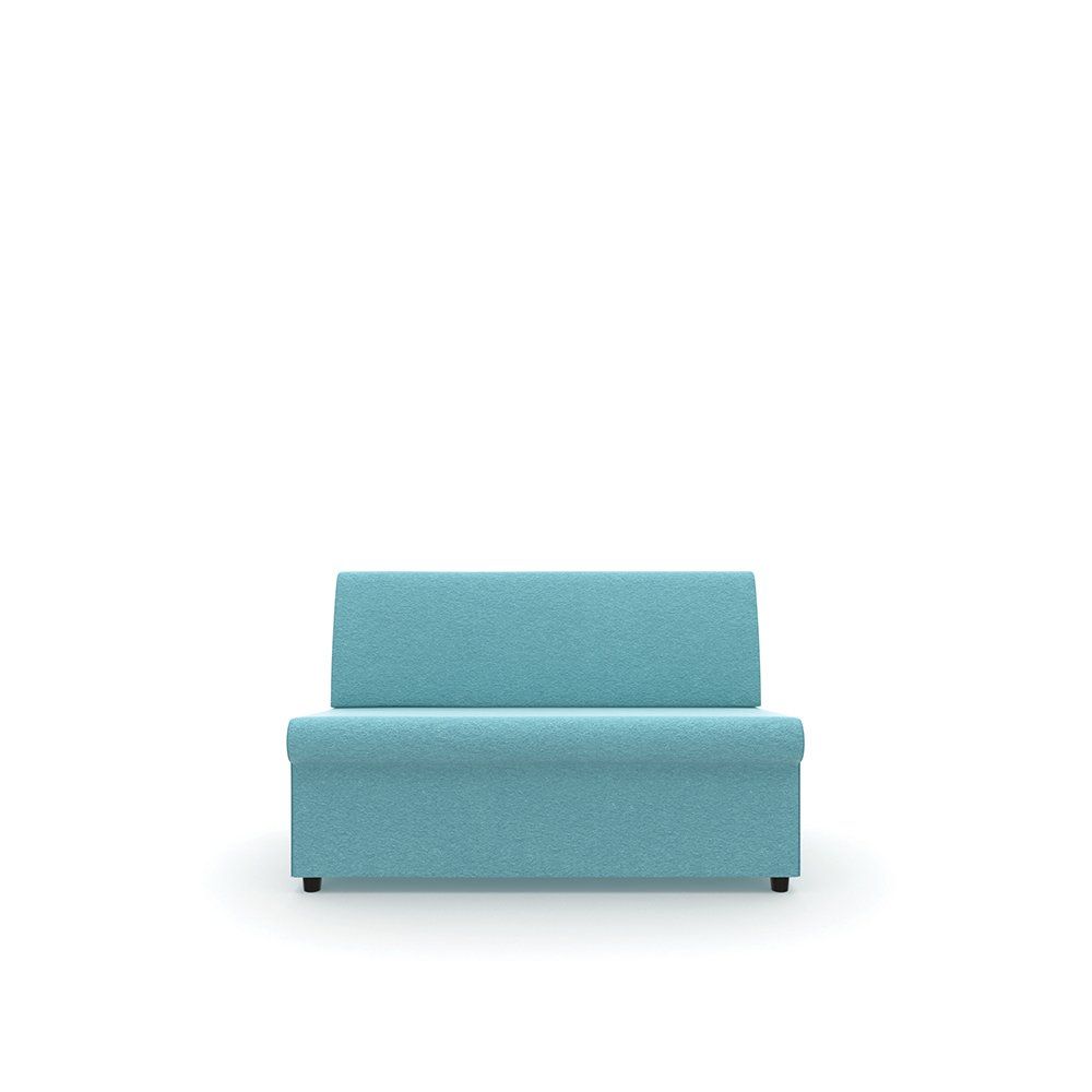 modular 100 series two seater sofa with no arms