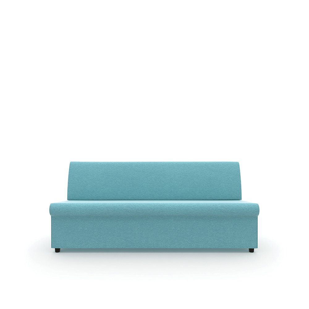 modular 100 series three seater sofa with no arms