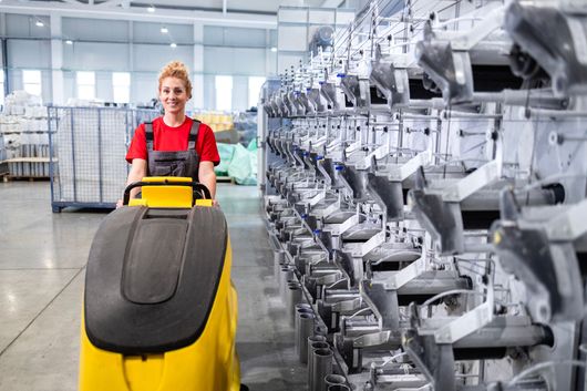 Servizio pulizie industriali con Certificazione ambientale ISO 14001