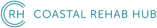 Coastal Rehab Hub — Home Logo for Coastal Rehab Hub. Circle with "RH" inside, followed by "COASTAL REHAB HUB". Blue text.