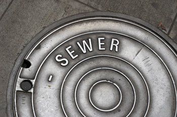 clogged sewer line