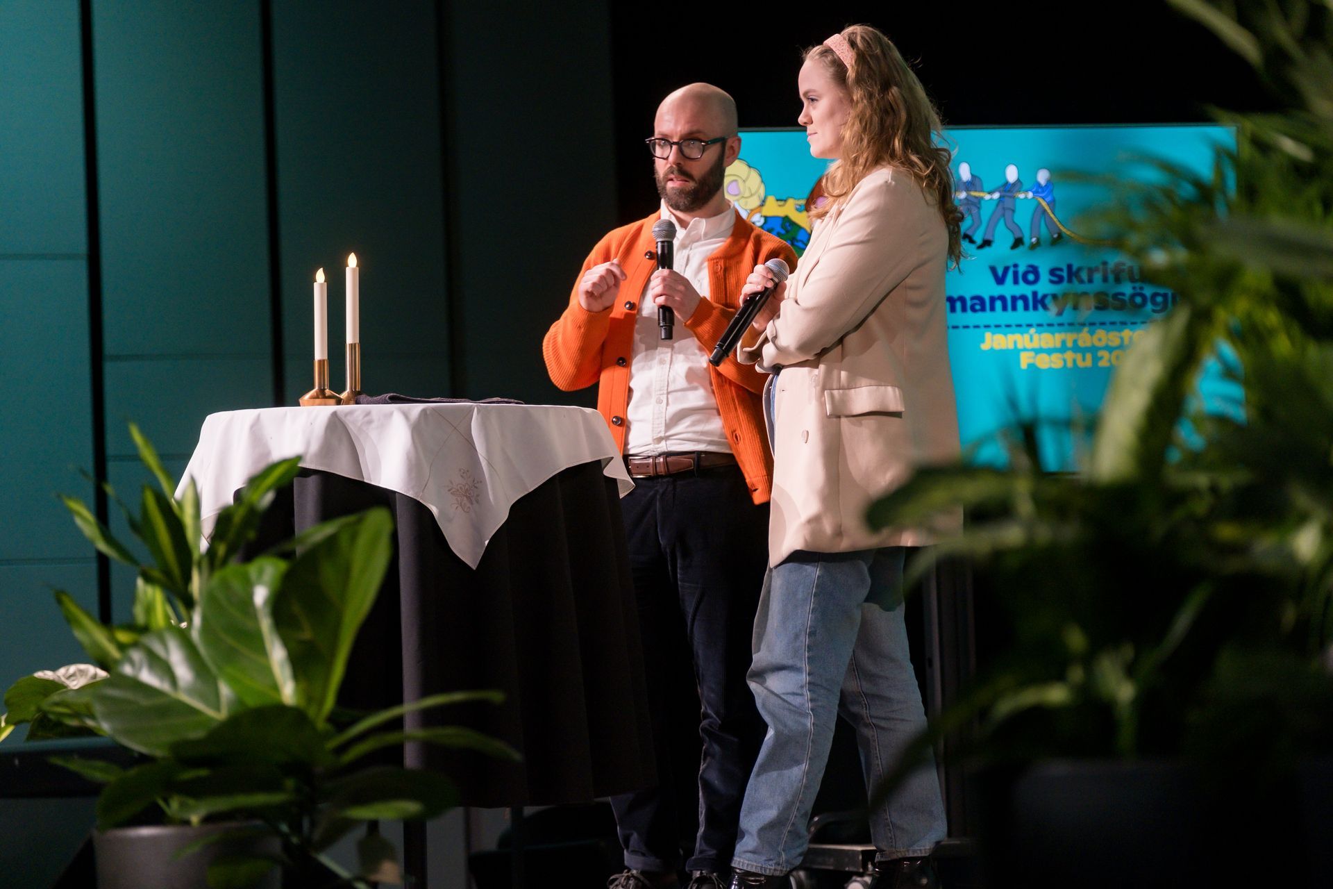 Þorsteinn Kári Jónsson og Þorgerður María Þorbjarnardóttir