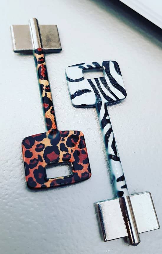 chiavi con stampe animali