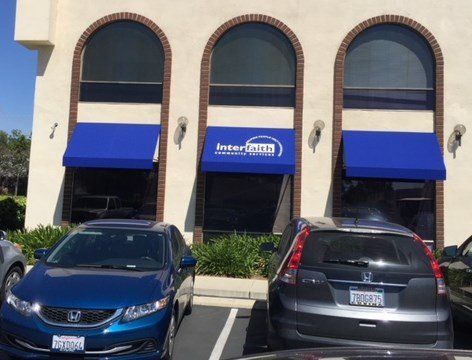 photo of awning at interfaith