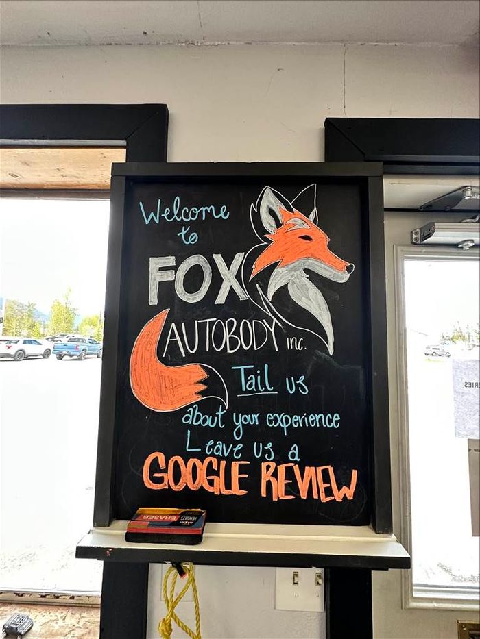 Fox Auto Body Inc., Comprehensive collision repair in Sandpoint, Idaho, Bonner County. Dings, dents, paint, frame repair, bumper-to-bumper collision repair. 