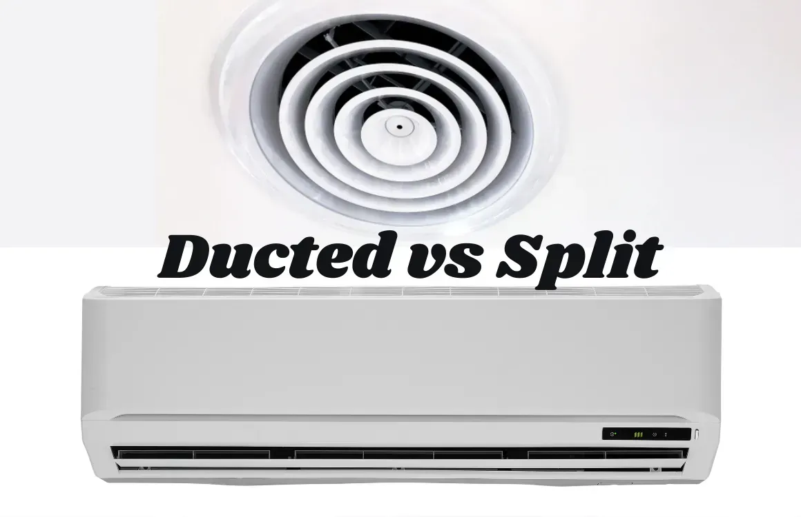 A Picture of a Ducted vs Split Air Conditioner — Davies Refrigeration & Air Conditioning in Warana, QLD
