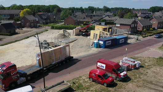 Montage prefab woning