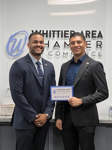 Joe and Dylan as Chamber of Commerce Members