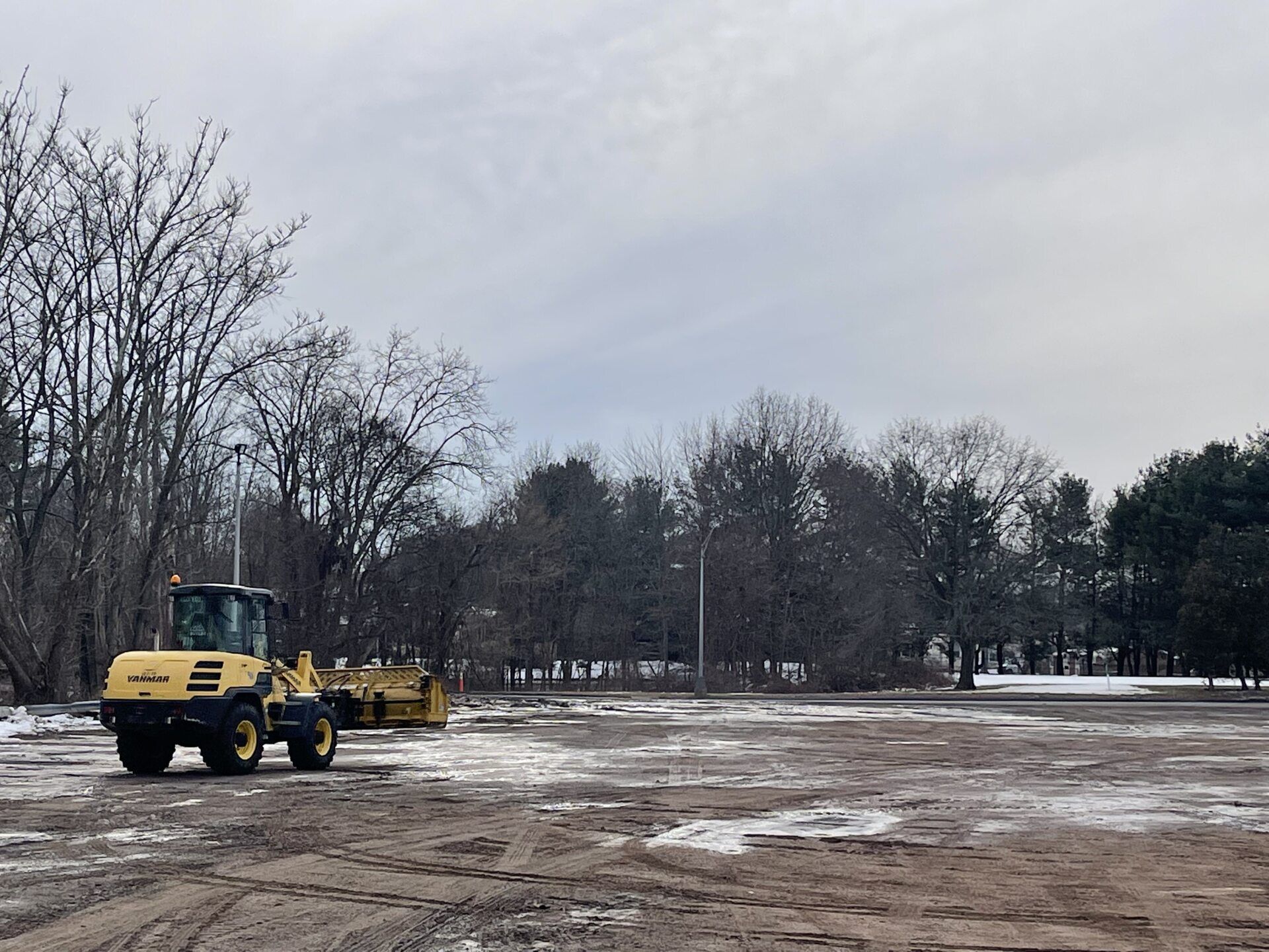Commercial Snow Removal with Loader West Hartford, CT