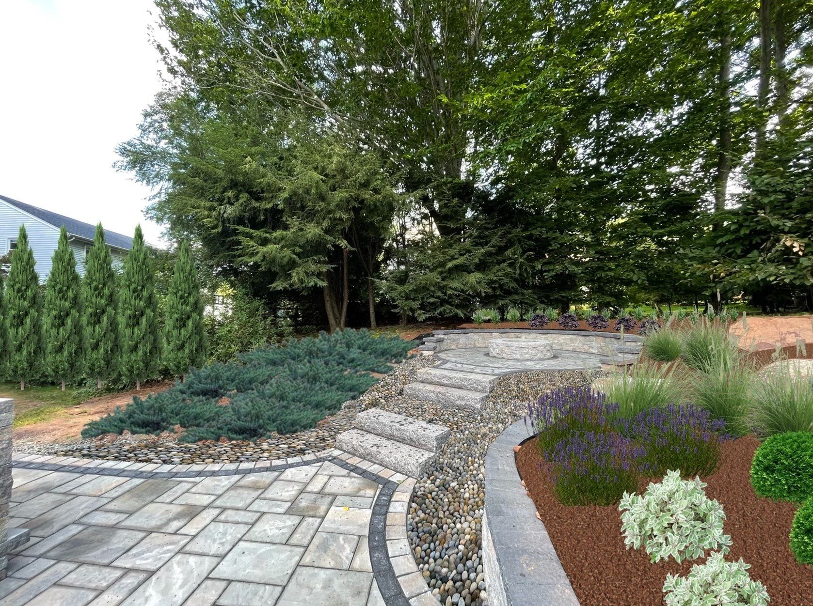 Landscape Designer in West Hartford with Digital Renderings, Connecticut Landscape Solutions, LLC