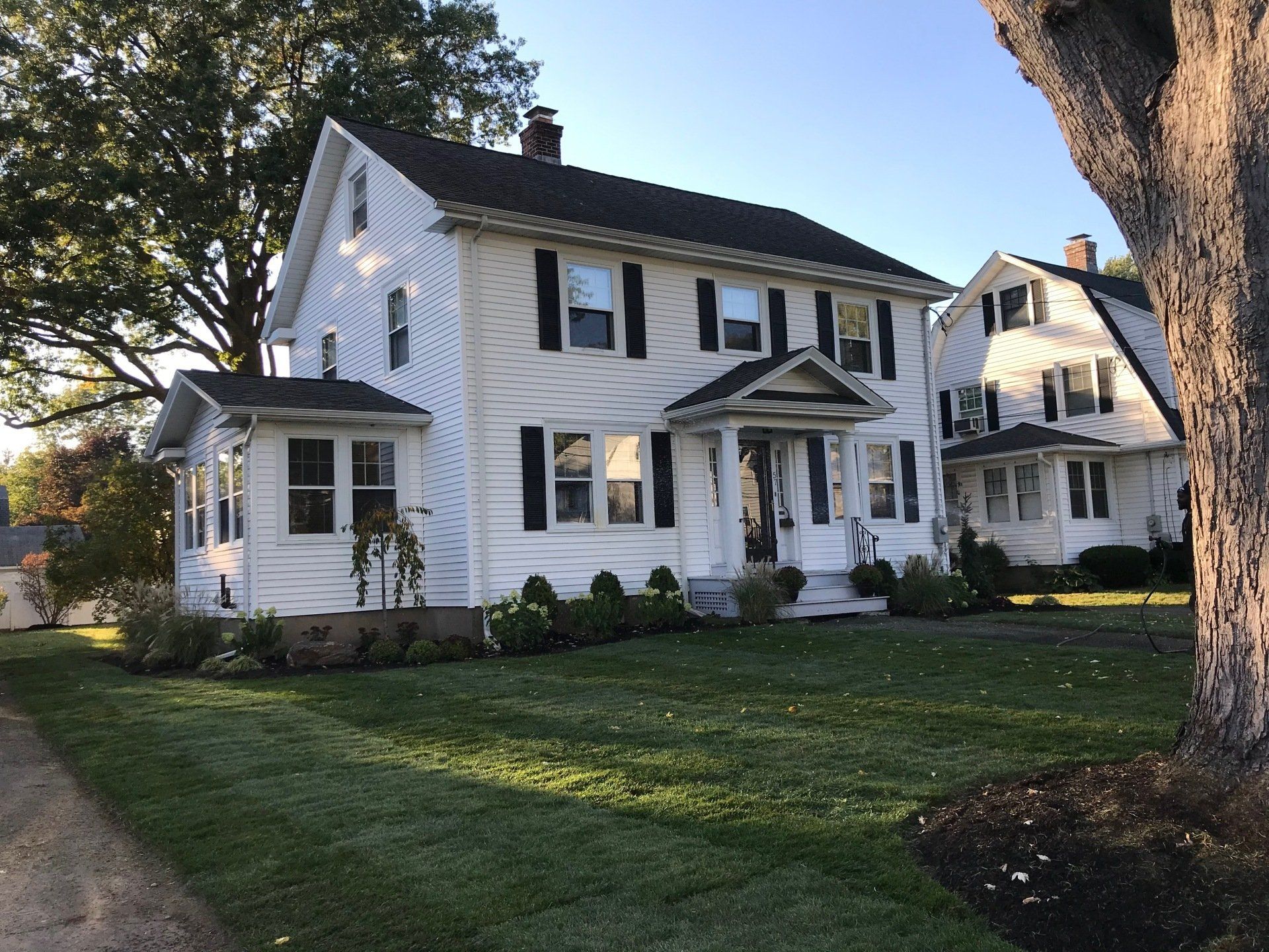 Sod Job with Landscape Design and Install in West Hartford, CT, Connecticut Landscape Solutions