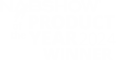 NAB Best In Show 2024 Award badge.