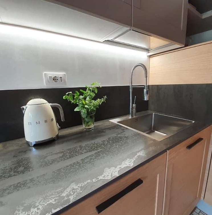 cucina in legno su misura