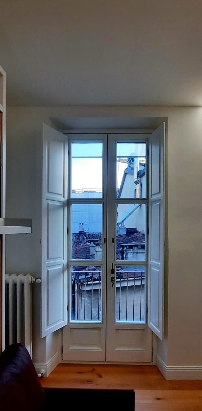 serramenti in legno, legno/alluminio