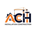 ACH Installations LLC logo: a brown stylized house above text in similar color.