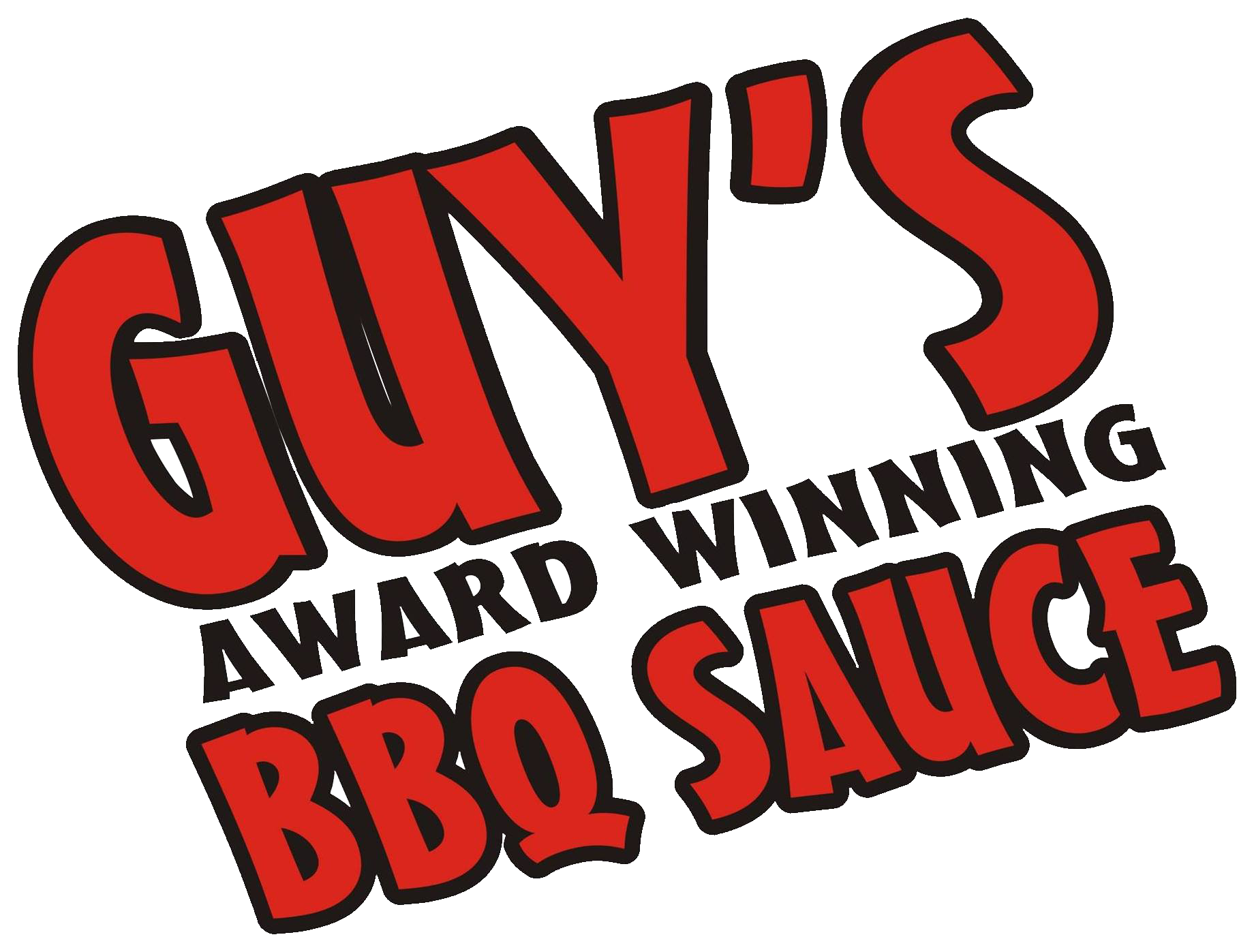 Guy’s Award Winning BBQ Sauce logo in bold red and black text