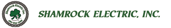 Shamrock Electric Inc. White Logo