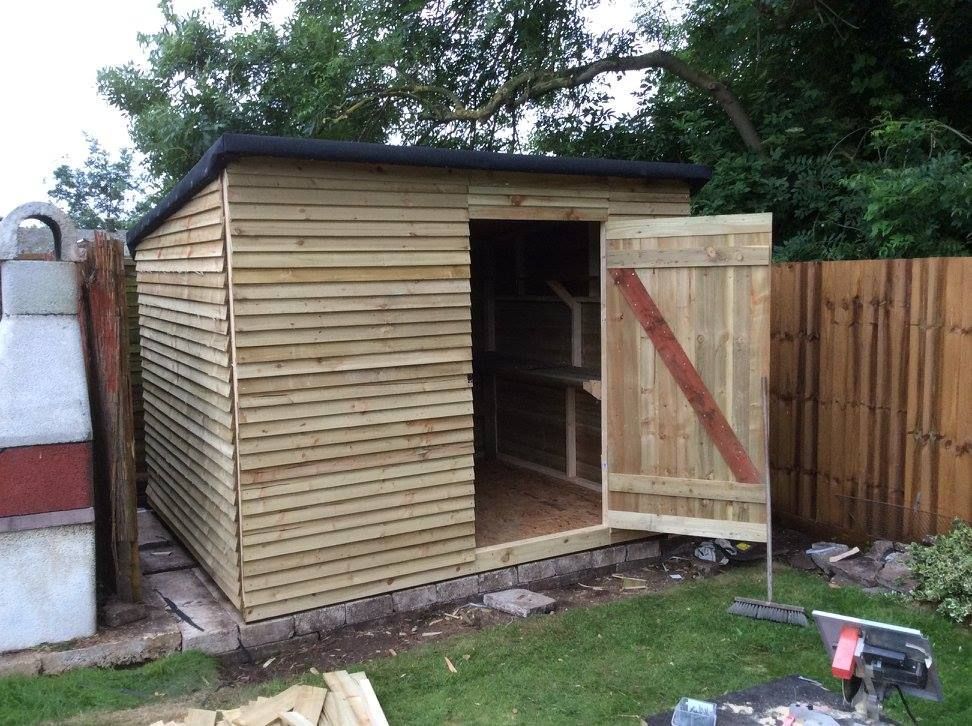 garden sheds, garden building erected, garden buildings made for you
