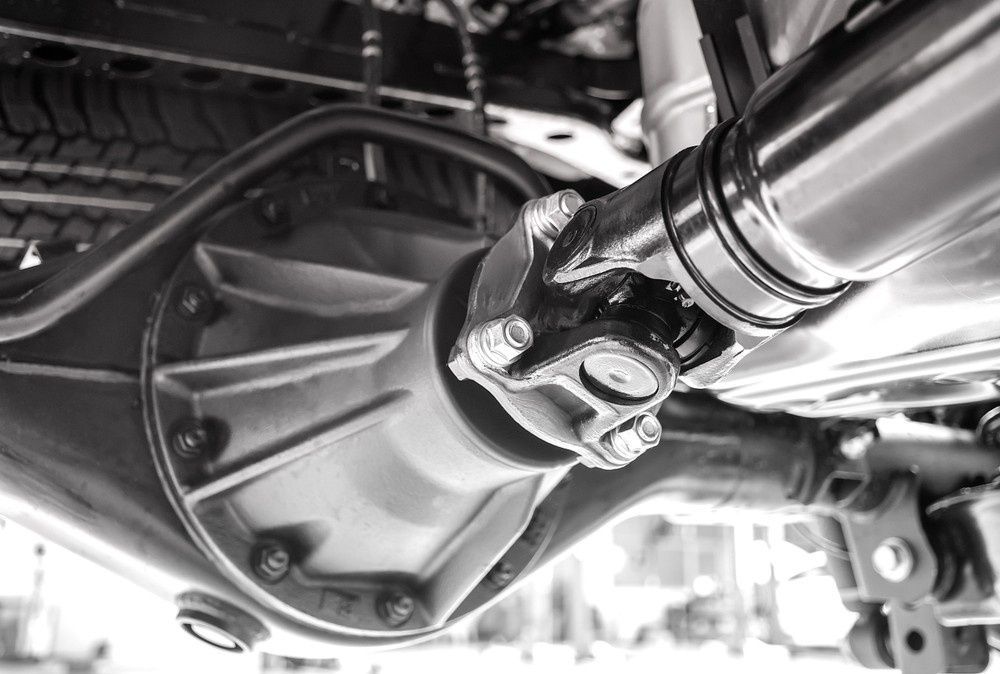 A Vehicle Rear Axle and Driveshaft — Woden Automotive Services in Mawson, ACT