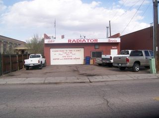 Exterior of Potts Radiator Shop in Colorado Springs, CO