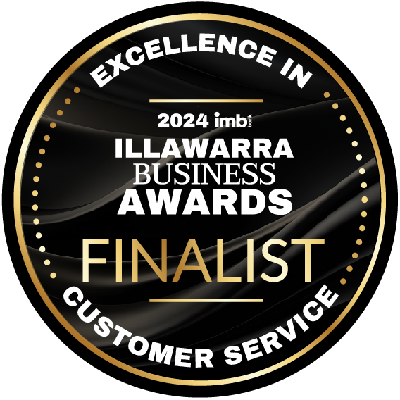 Illawarra Business Awards Finalist Excellence in Customer Service