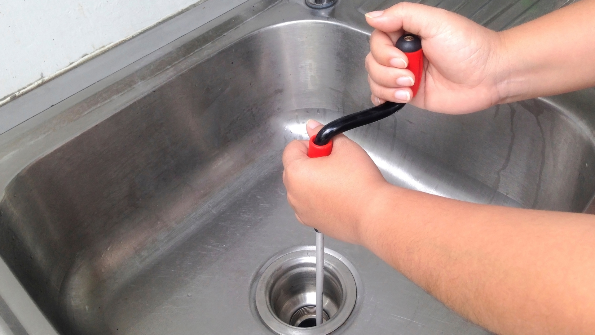 Clogged Kitchen Sink