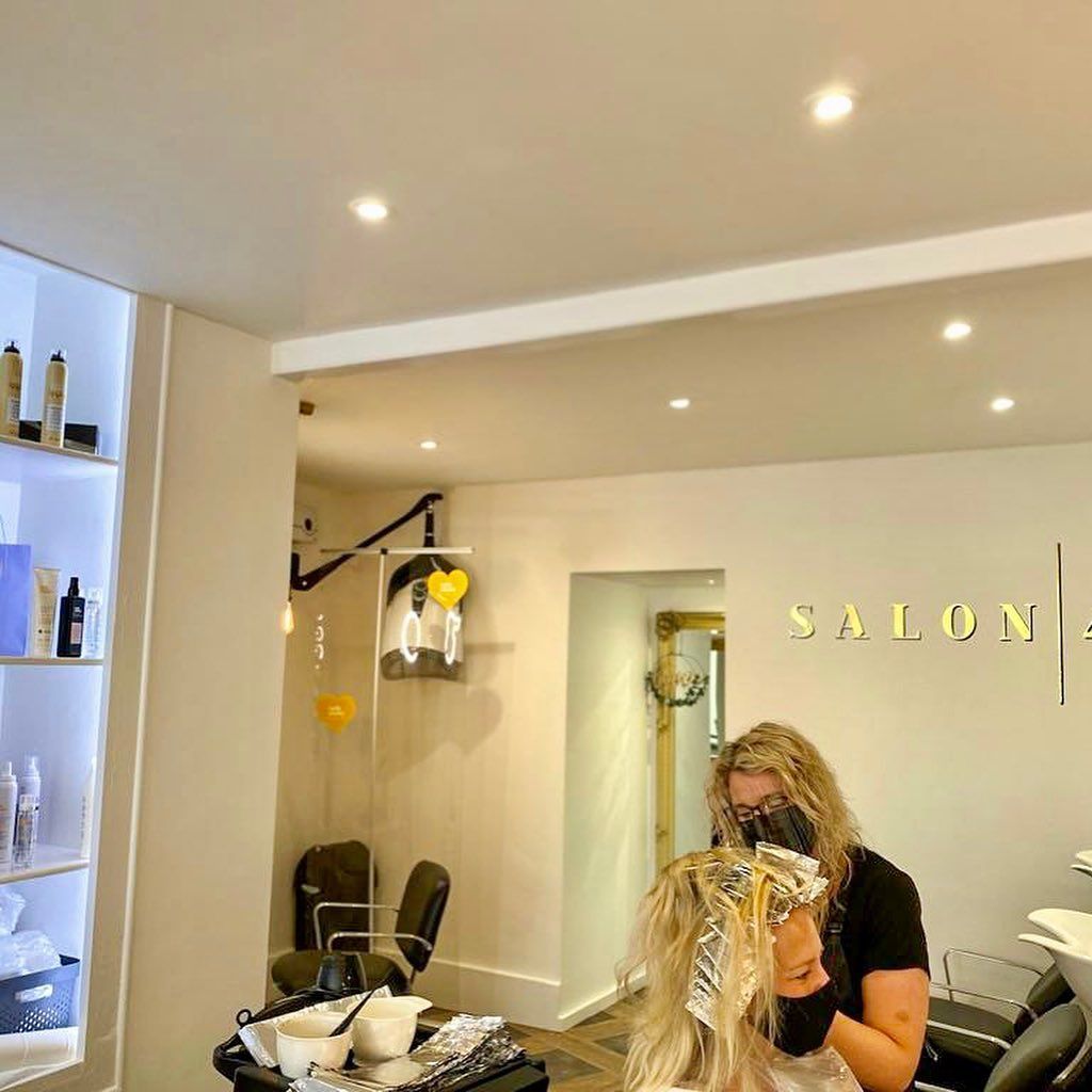 Salon 43 Dani cutting hair